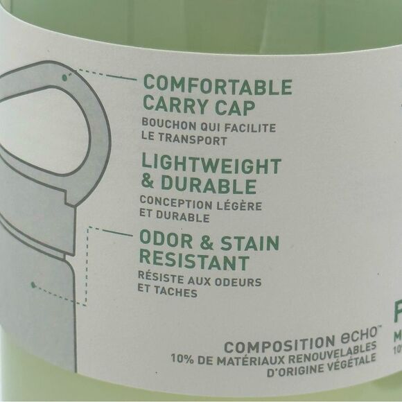 NEW- Light Green Camelbak 32 oz Screw Top Water Bottle - Picture 6 of 8